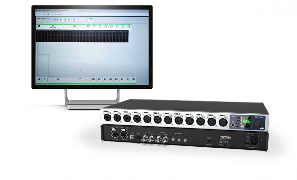 RME M12 12channel digitally controlled microphone preamp with AVB